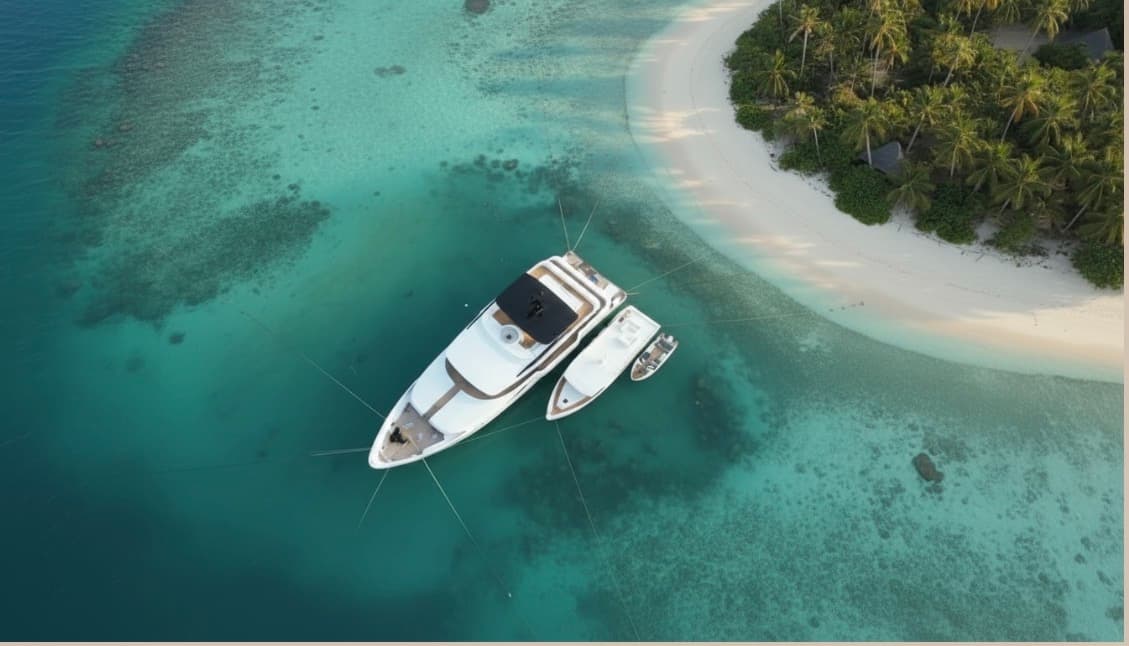 View from the upper deck of SERAI Ocean Dream